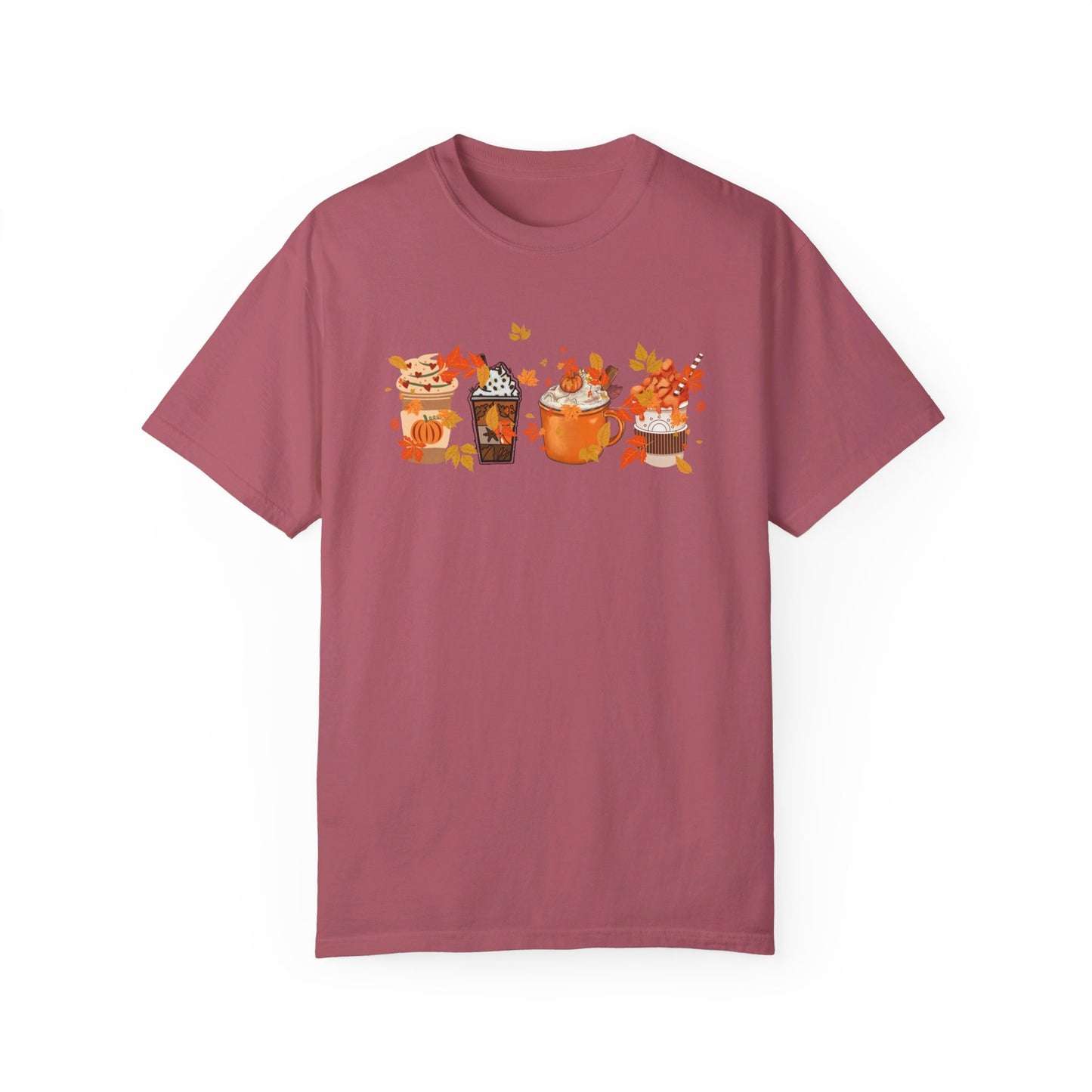 Cozy Coffee & Fall Leaves T-Shirt