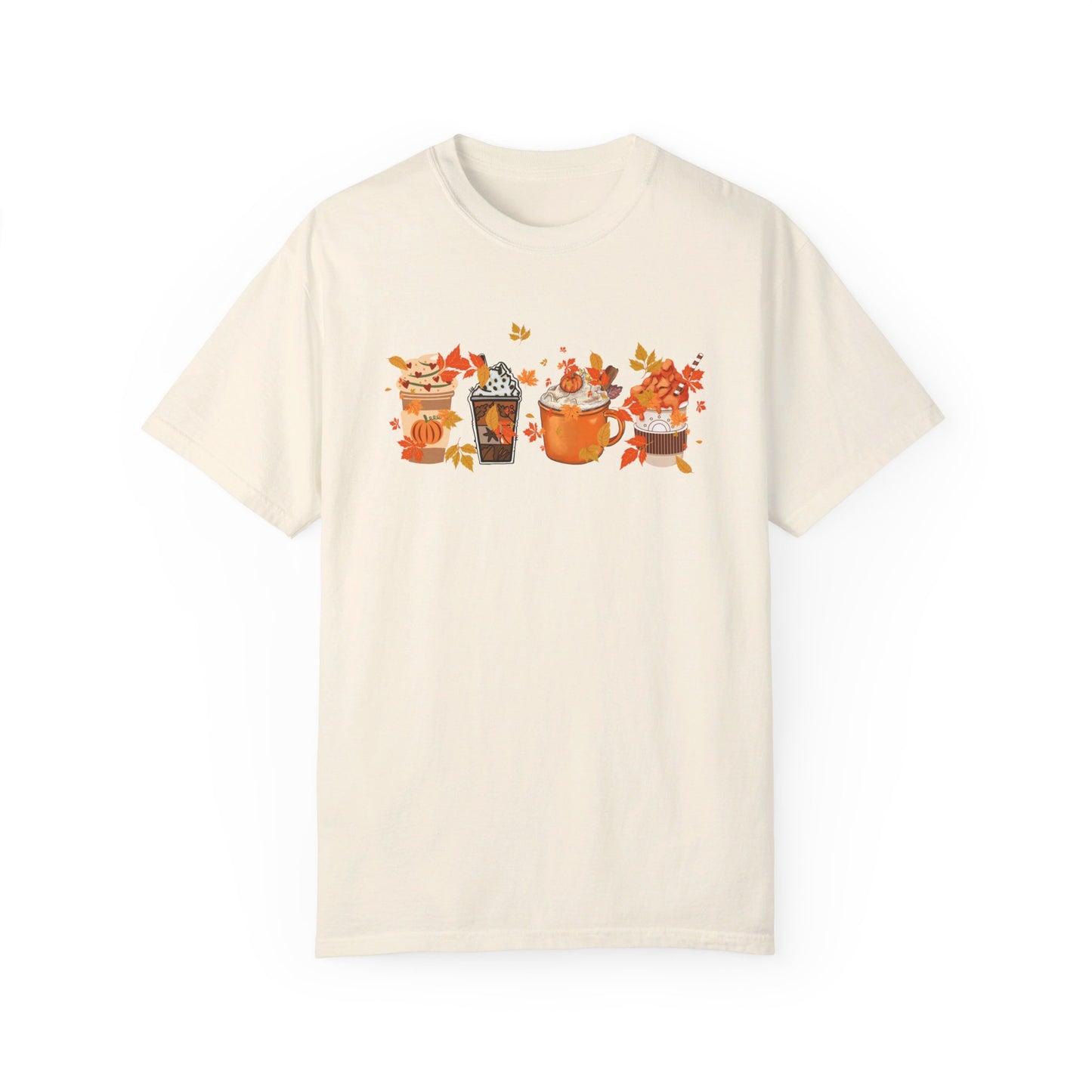 Cozy Coffee & Fall Leaves T-Shirt